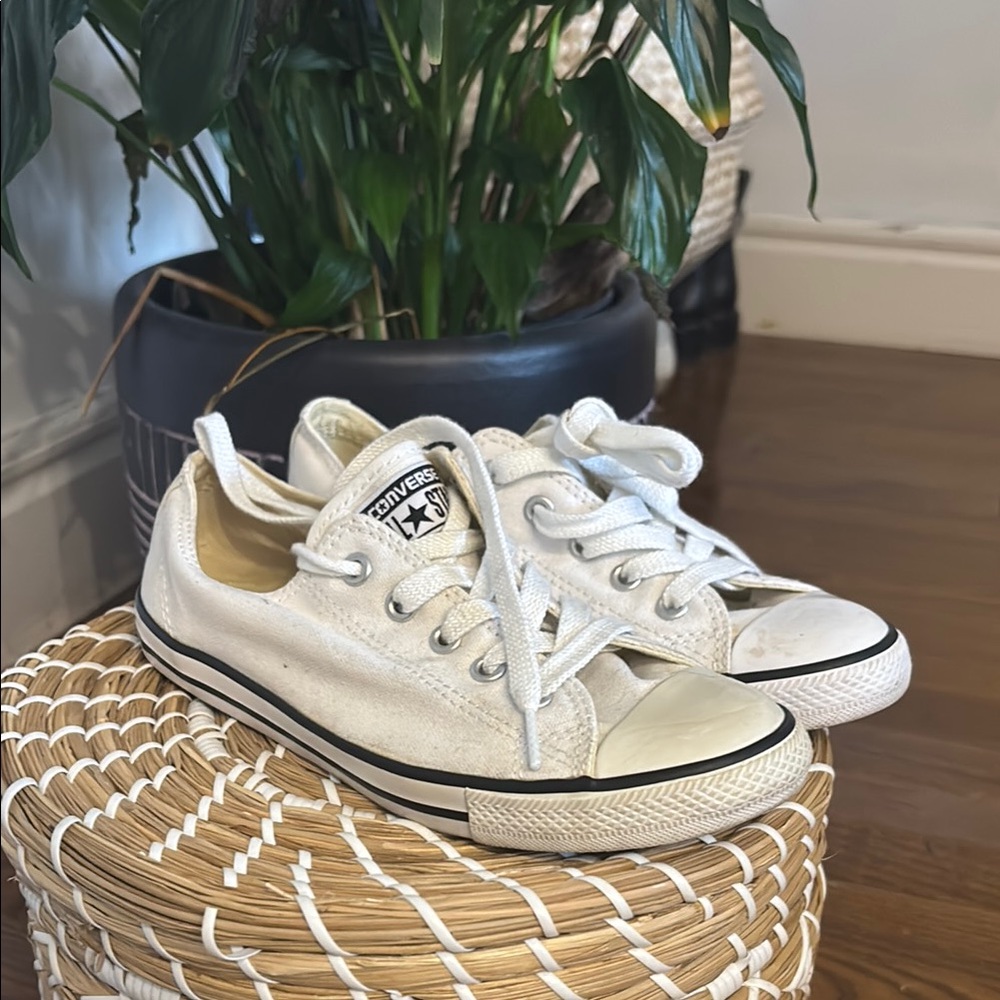 Converse White Low-Top Sneakers